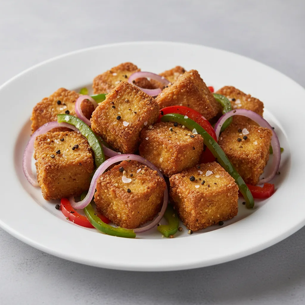 Crispy Salt and Pepper Tofu Crispy Salt and Pepper Tofu