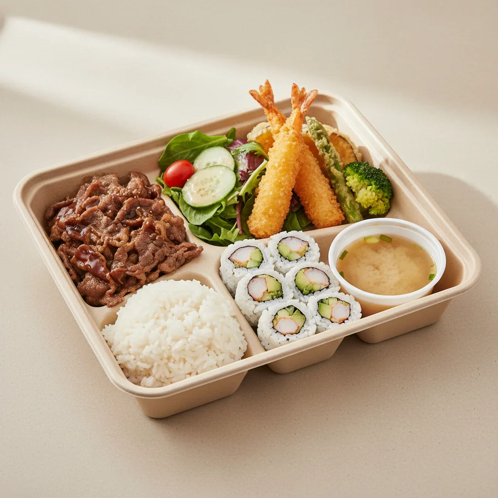 Beef Teriyaki Bento Boxed Lunch