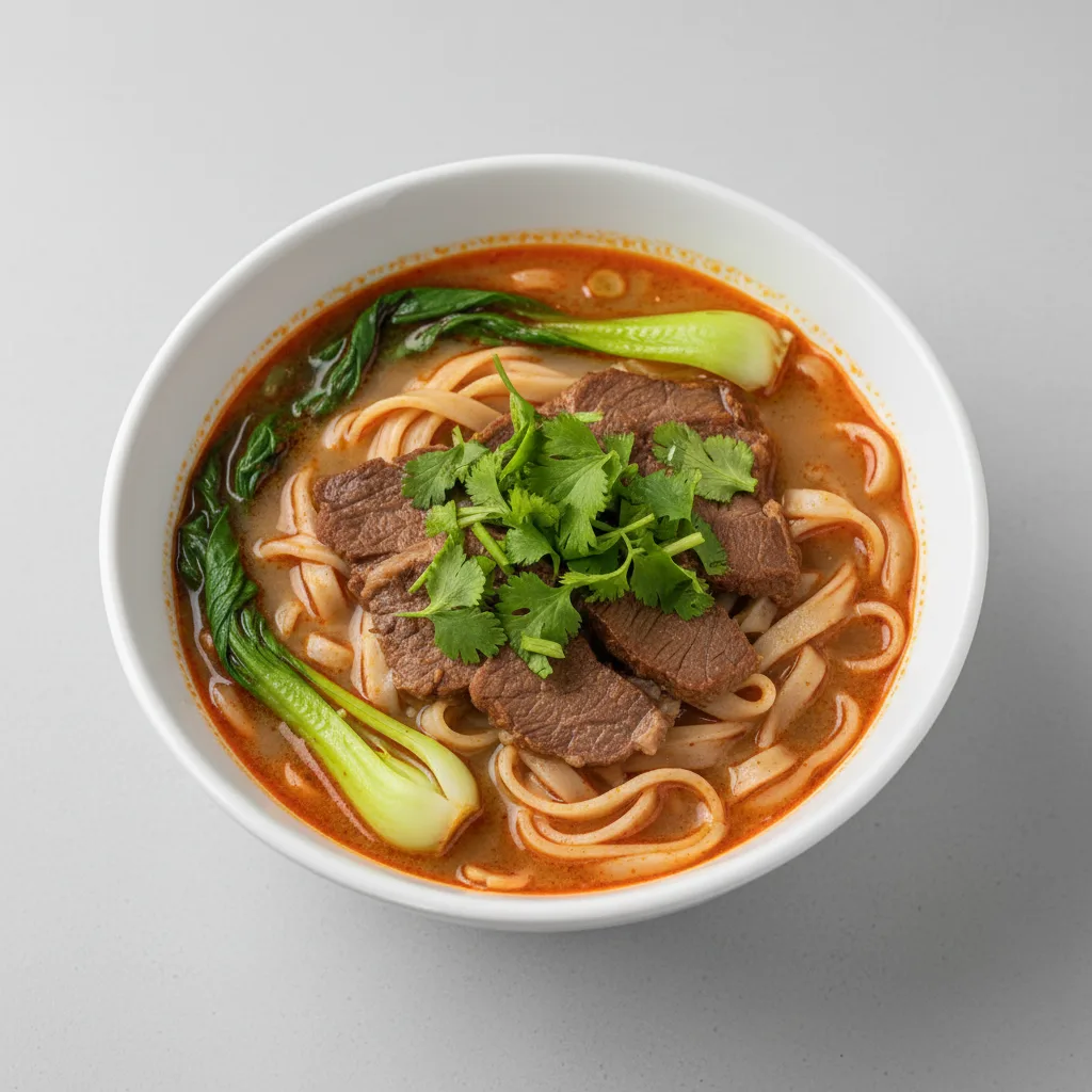 Beef Noodle Soup (Spicy)