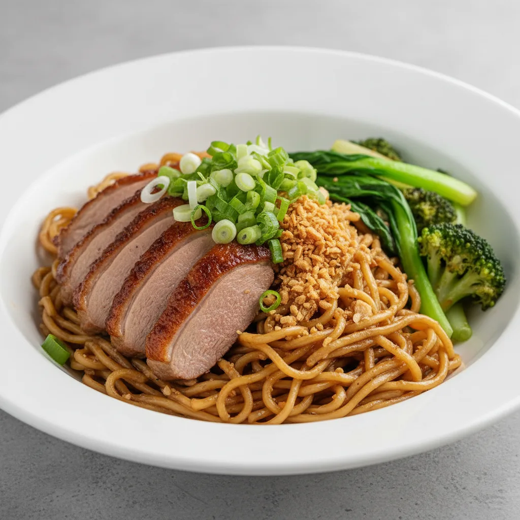 Garlic Noodle with Duck