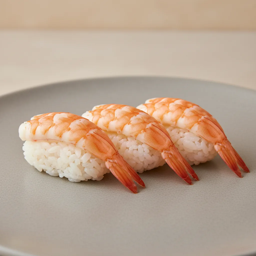Ebi (Cooked Shrimp) Nigiri