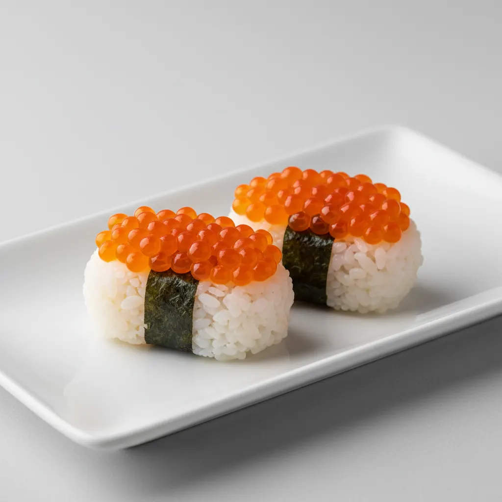 Ikura (Salmon Roe) Nigiri