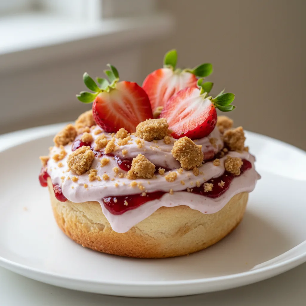 Strawberry Cheesecake Crunch Roll Strawberry Cheesecake Crunch Roll