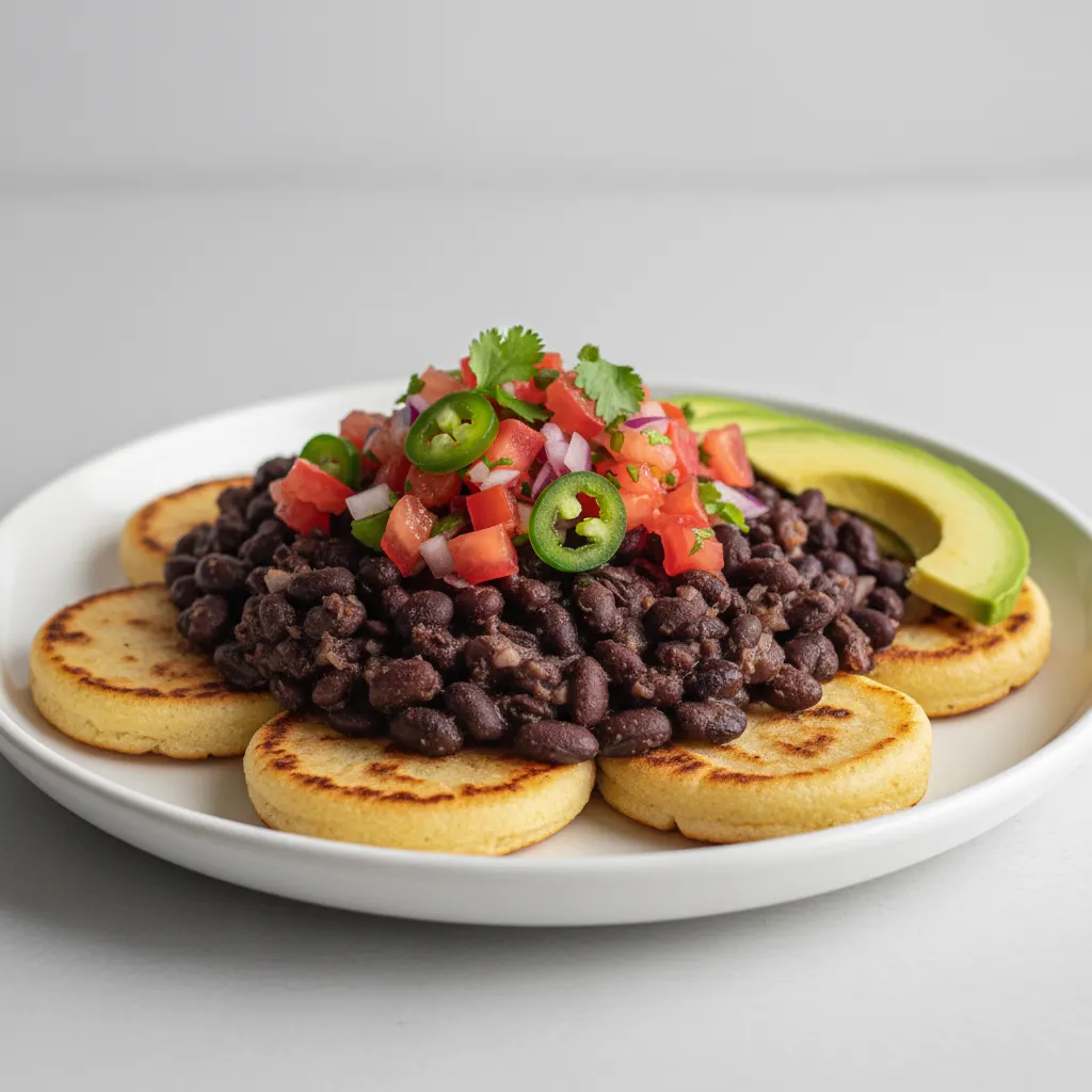Arepa Bowl with Beans Arepa Bowl with Beans
