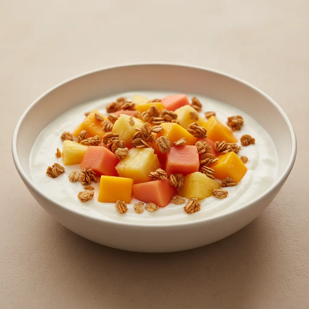 Tropical Fruit and Coconut Yogurt Spread Tropical Fruit and Coconut Yogurt Spread
