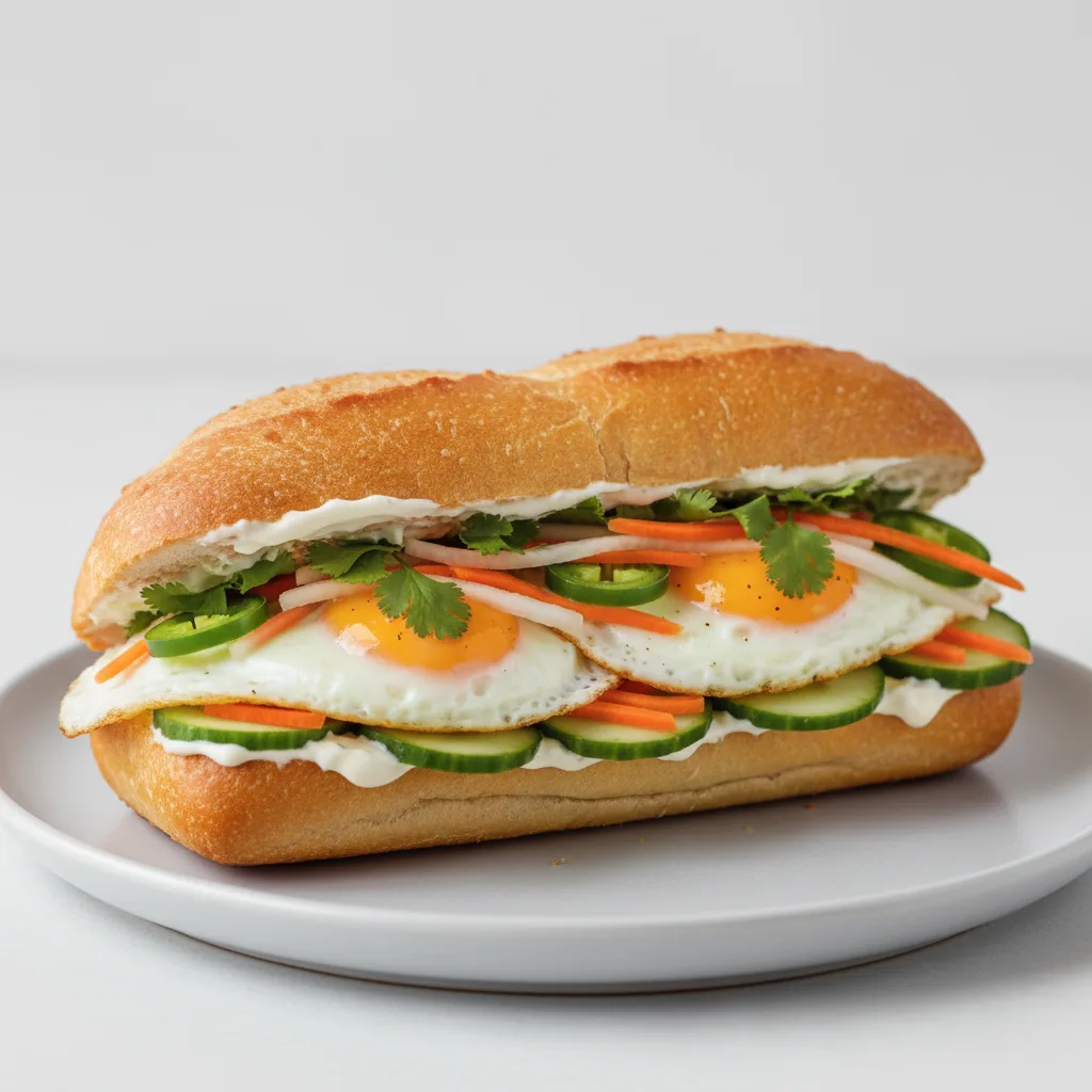 Breakfast Egg Banh Mi Breakfast Egg Banh Mi