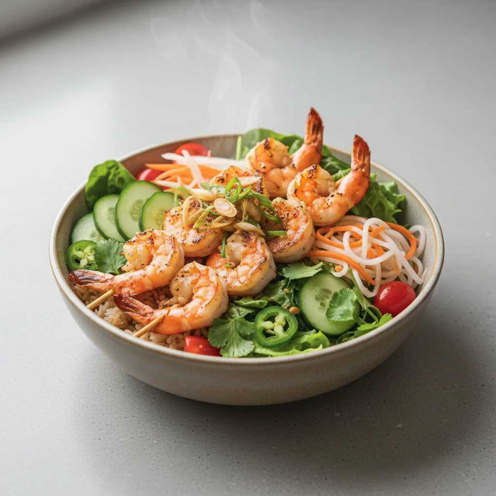 Grilled Colossal Shrimp Bowl Grilled Colossal Shrimp Bowl