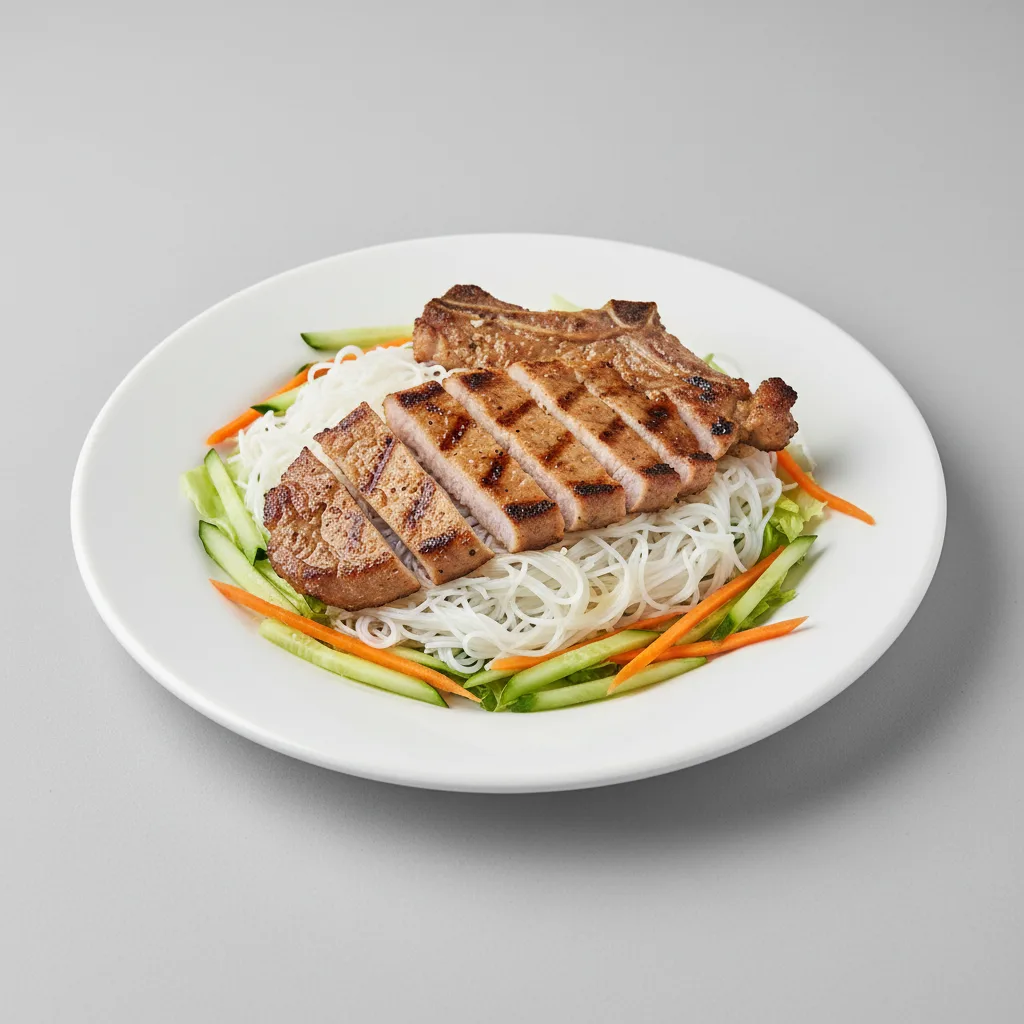 Grilled Pork Chop Vermicelli Grilled Pork Chop Vermicelli