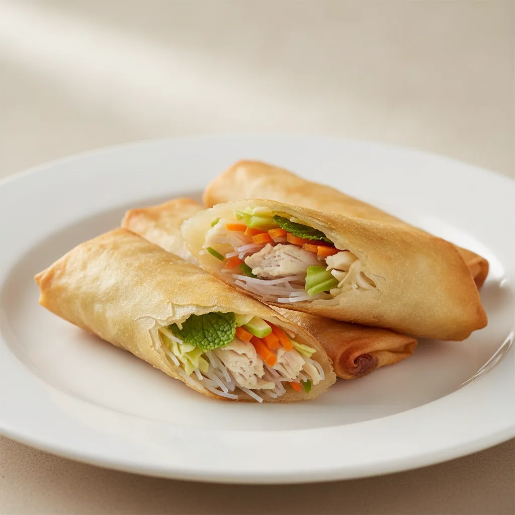 Chicken Spring Rolls (3 Rolls) Chicken Spring Rolls (3 Rolls)