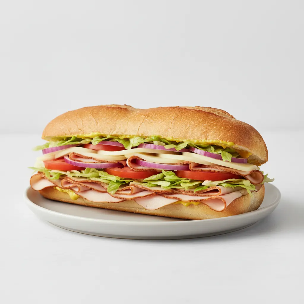 Mustard Turkey and Provolone Cold Sub