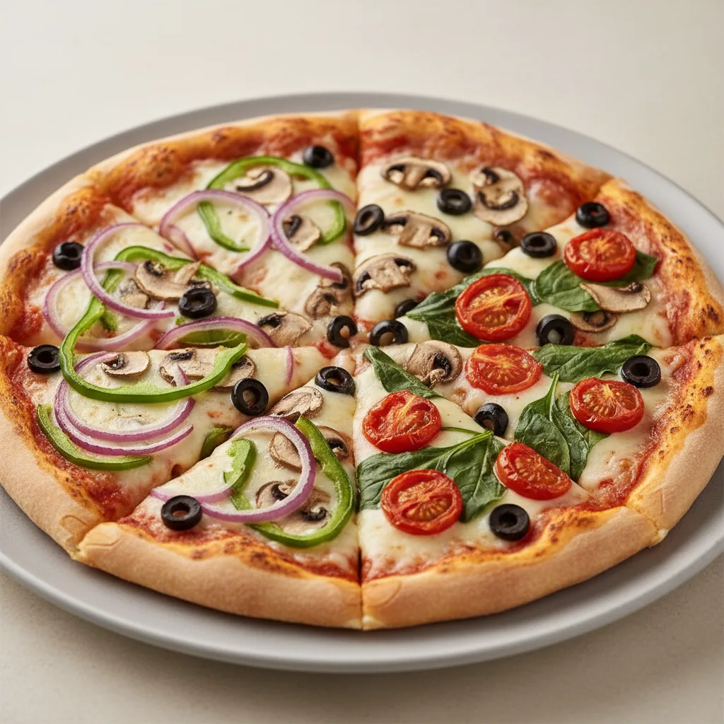 Vegetable 3 Topping Pizza