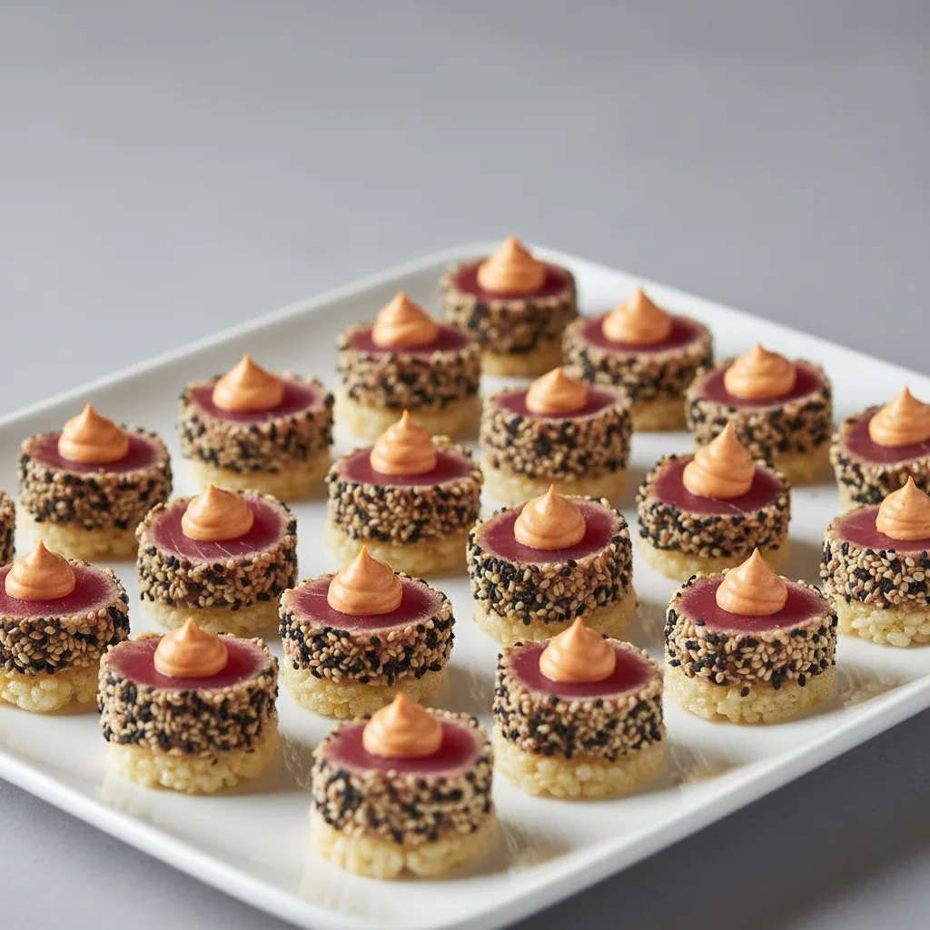 Sesame Crusted Tuna Platter Sesame Crusted Tuna Platter