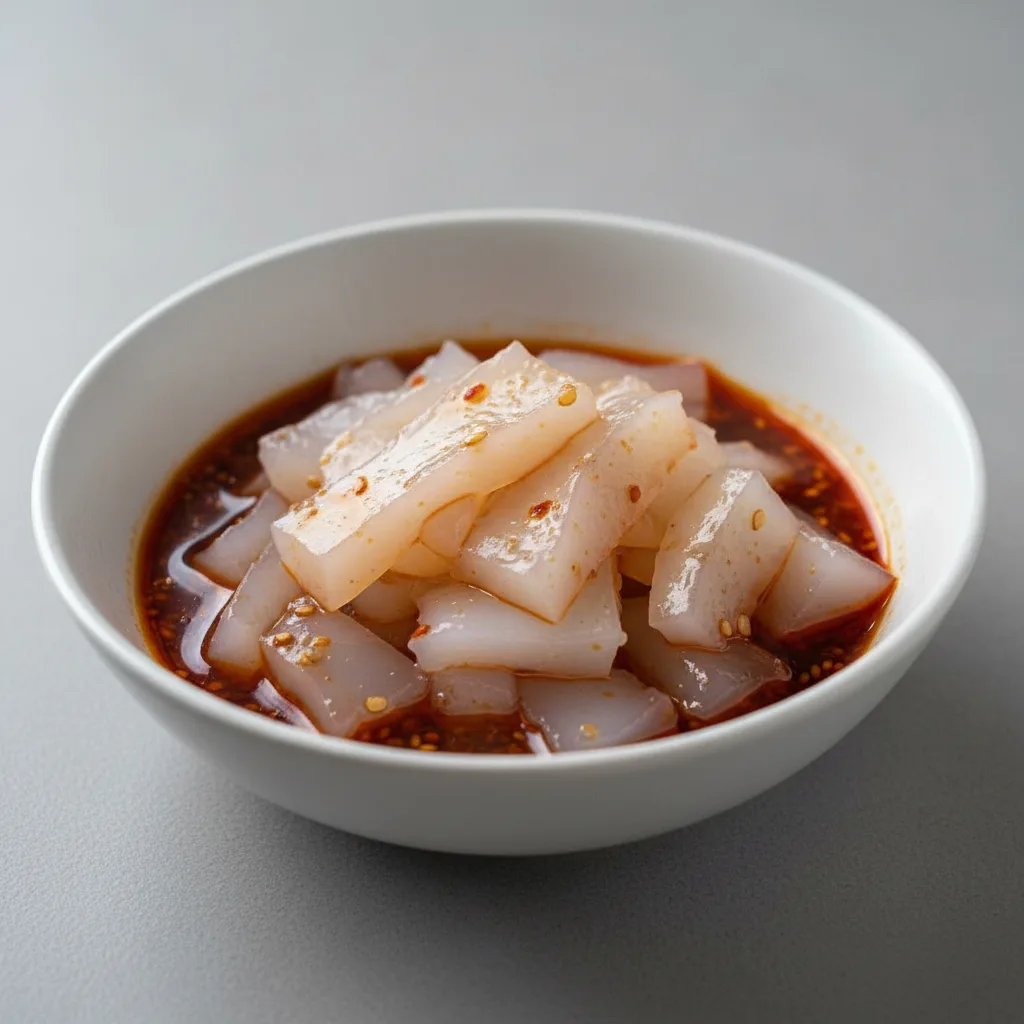 Beijing Cold Rice Jello in House Sesame Sauce
