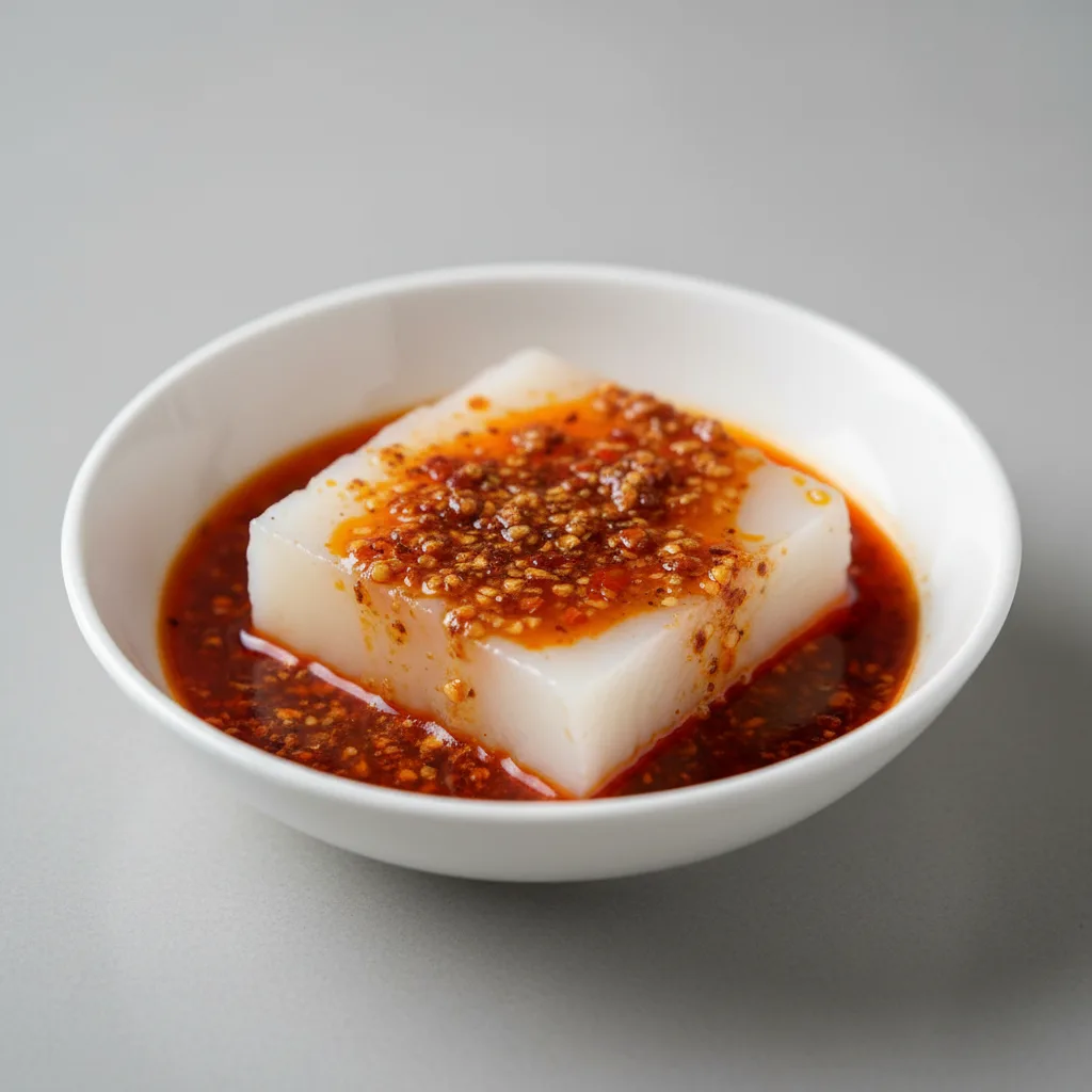 Sichuan Spicy Cold Rice Jello