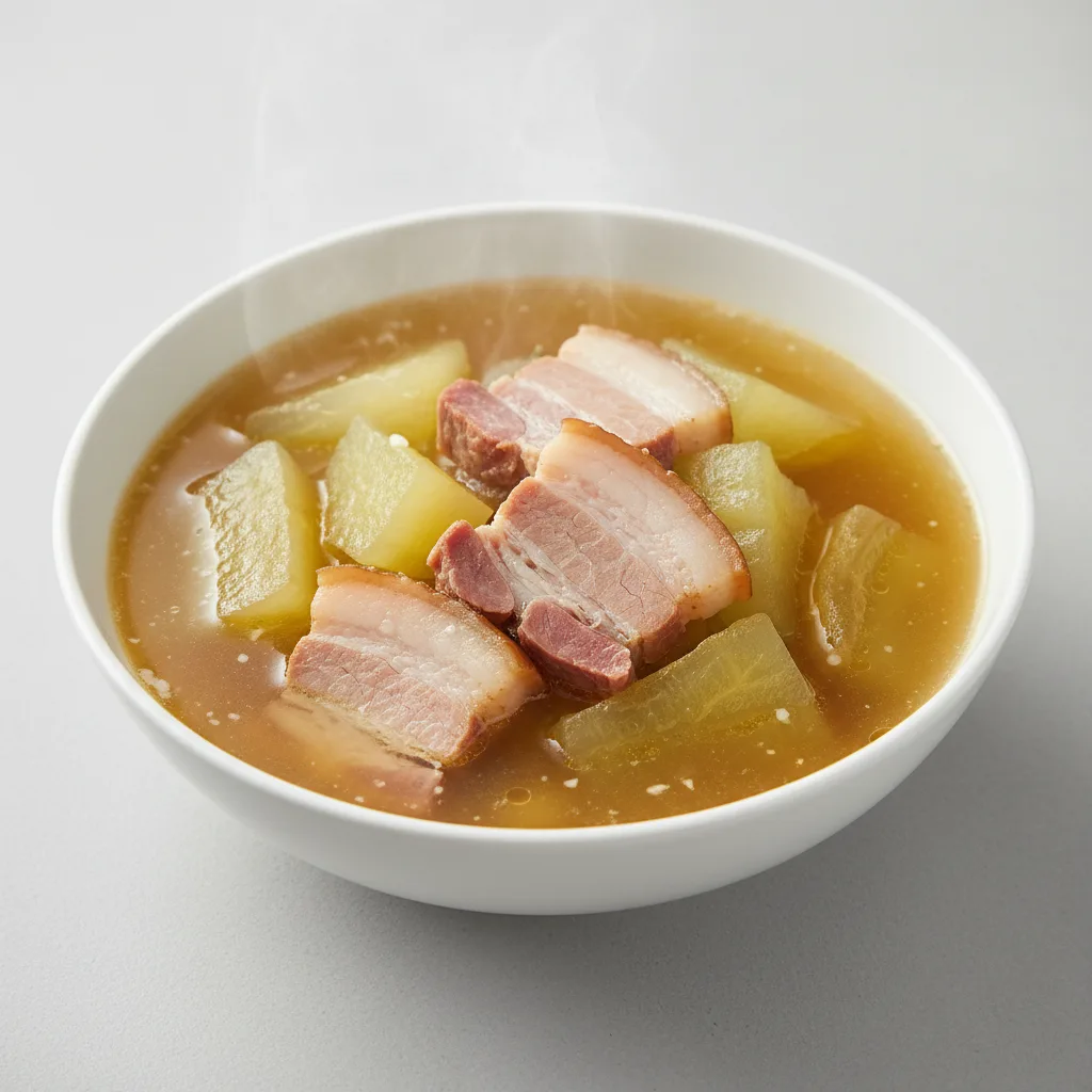 Winter Melon with Salted Pork Soup