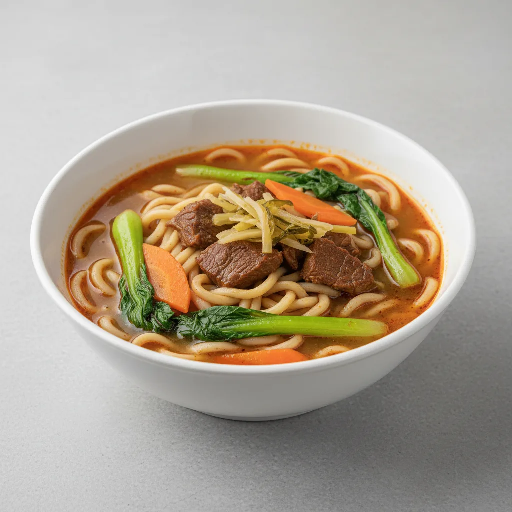 Spicy Beef Stew Soup Noodle