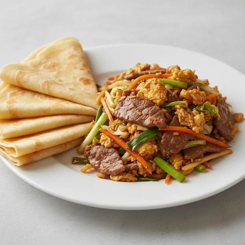 Beef Mu-Shu (4 Pieces)