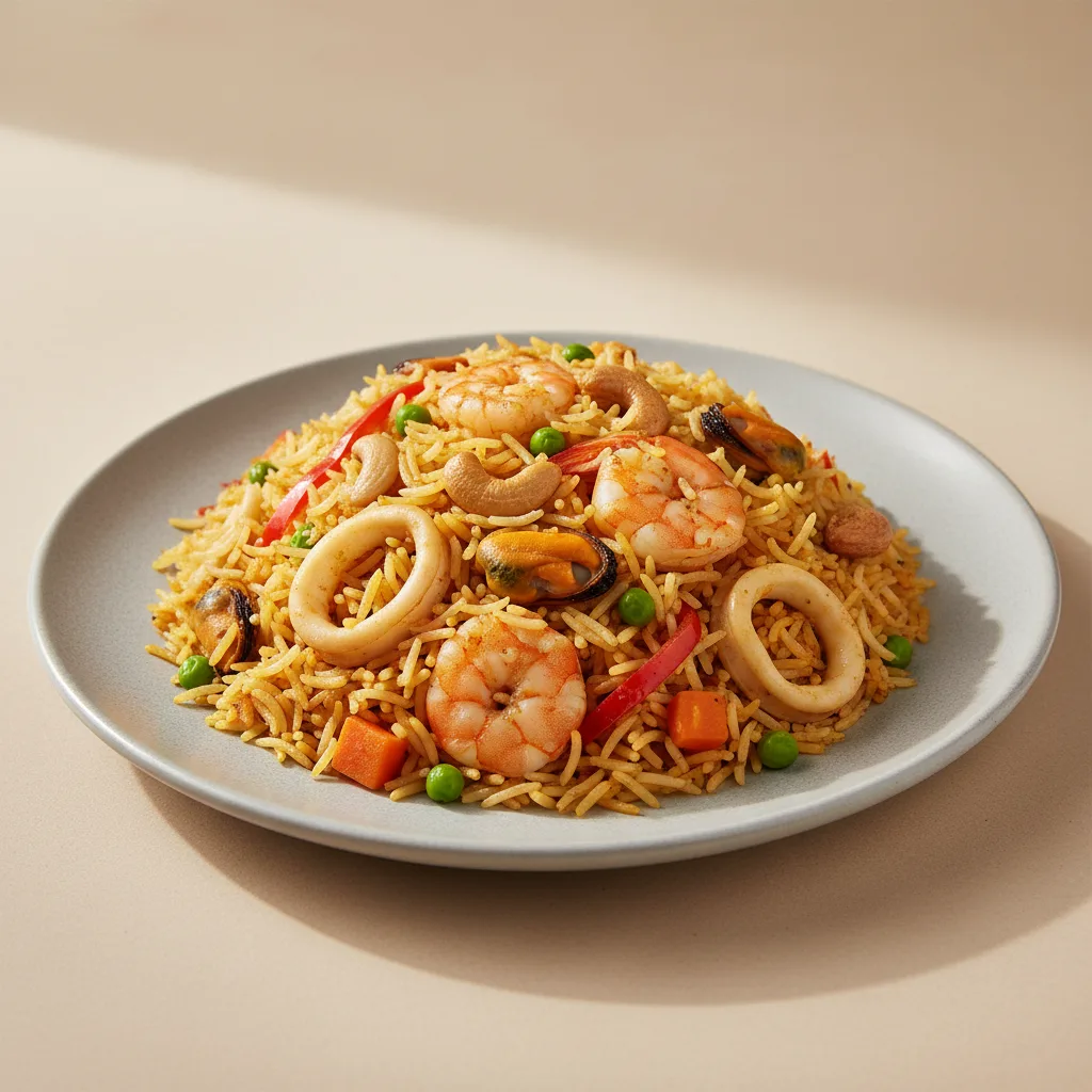 Mixed Seafood Biryani Mixed Seafood Biryani