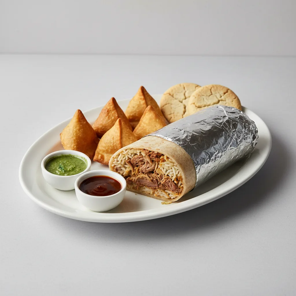 Lamb Burrito Combo Meal