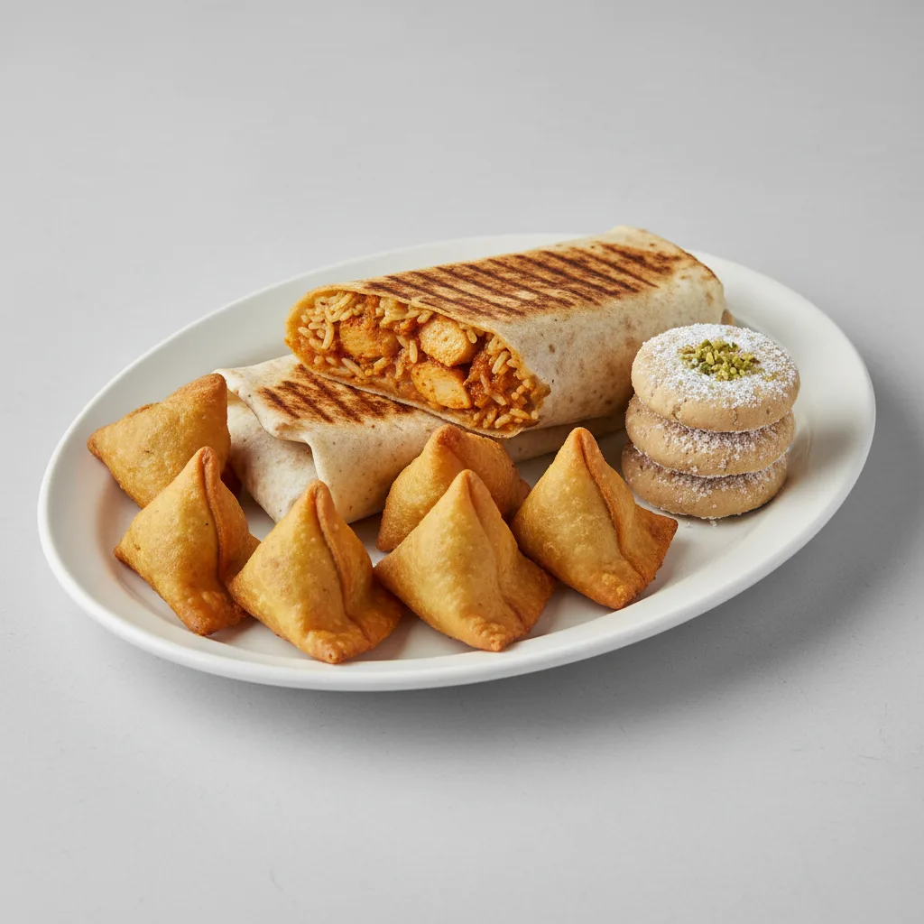 Tikka Masala Burrito Combo Meal