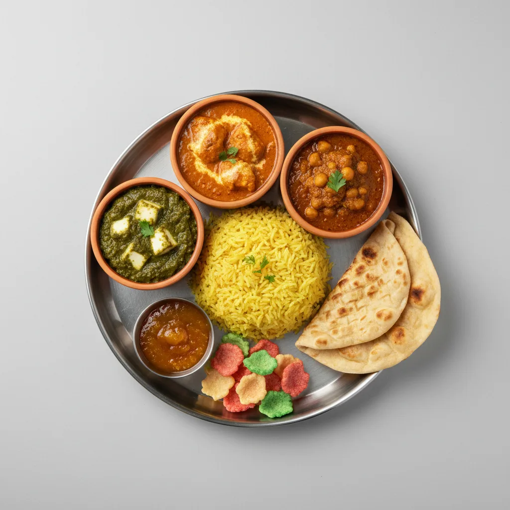 The American Punjabi Thali The American Punjabi Thali
