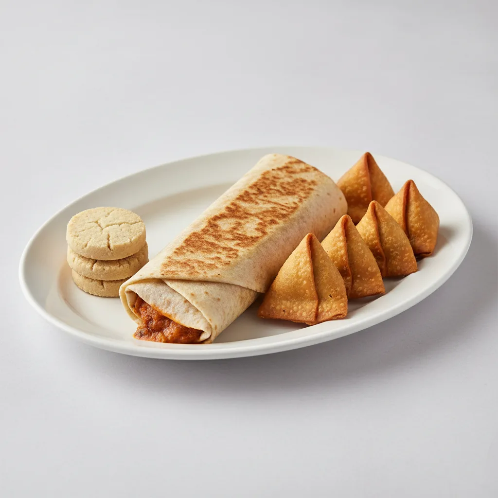Tikka Masala Burrito Combo Meal Deal Tikka Masala Burrito Combo Meal Deal