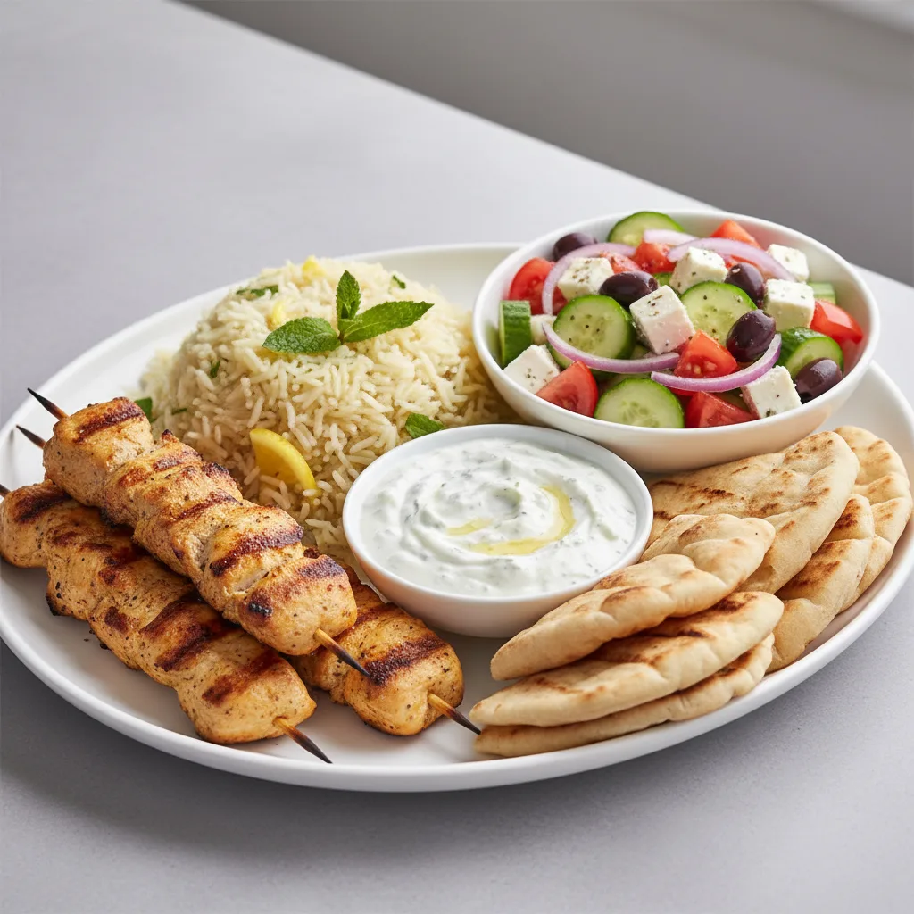 Chicken Souvlaki Family Meal