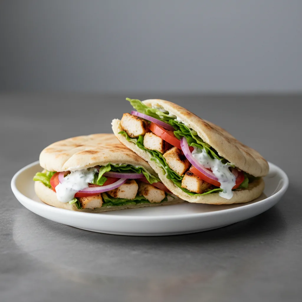 Chicken Souvlaki Sandwich
