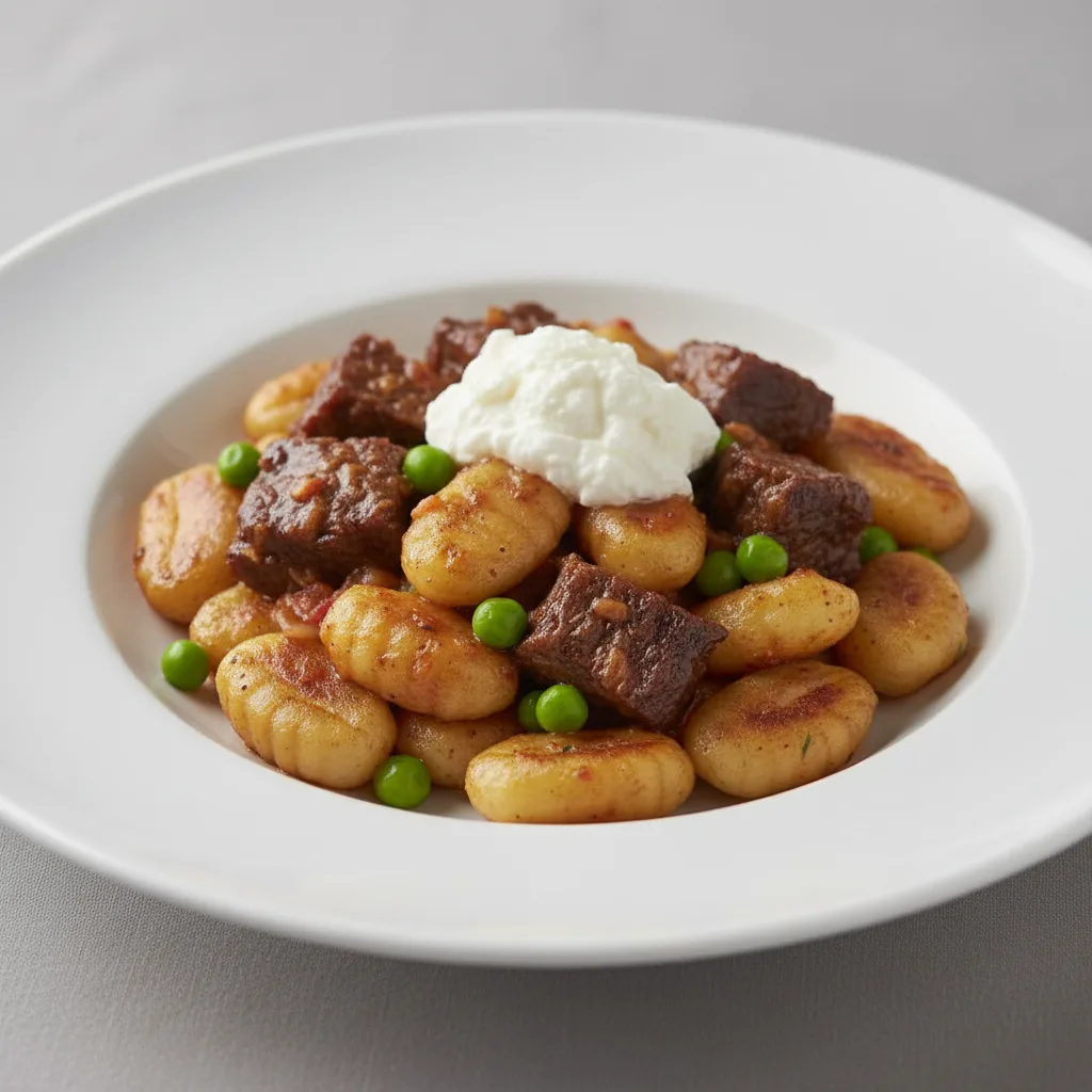 Braised Short Rib and Potato Gnocchi