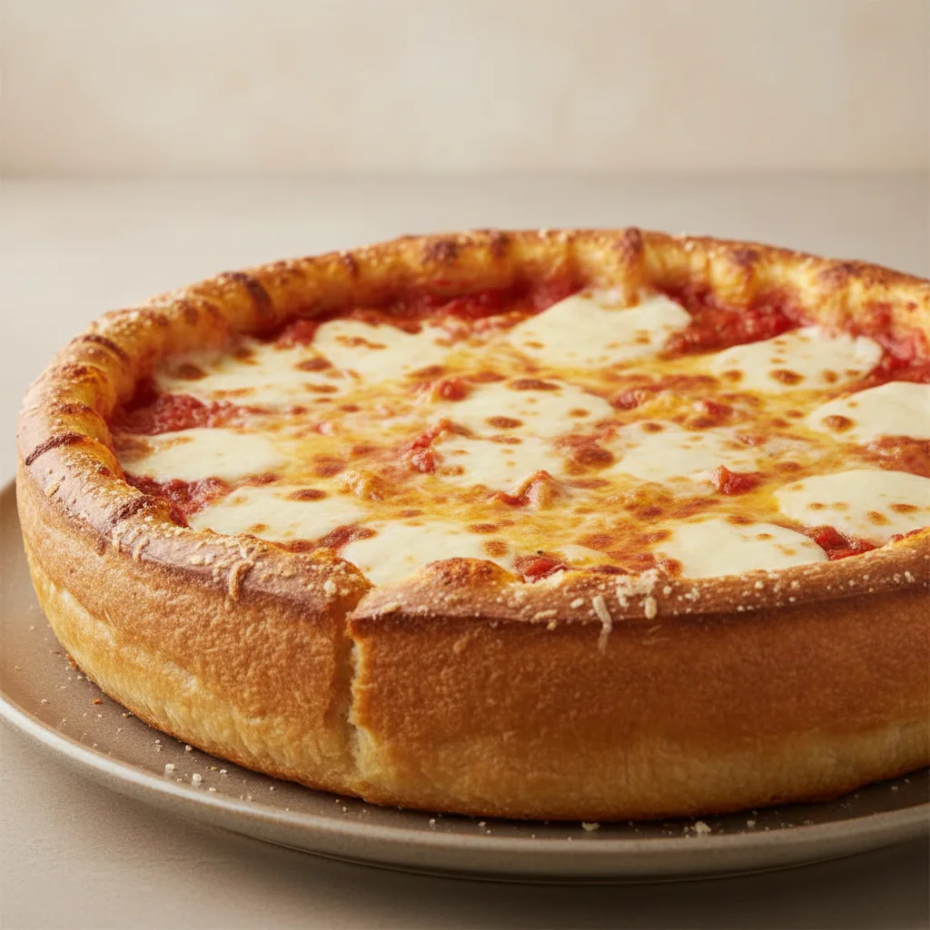 Cheese Deep Dish Pizza Cheese Deep Dish Pizza