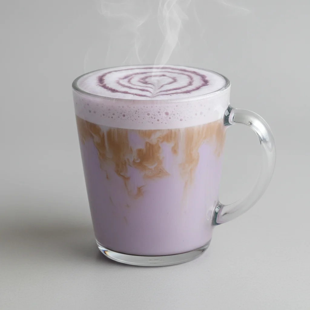 Ube Taro Hot Latte Ube Taro Hot Latte
