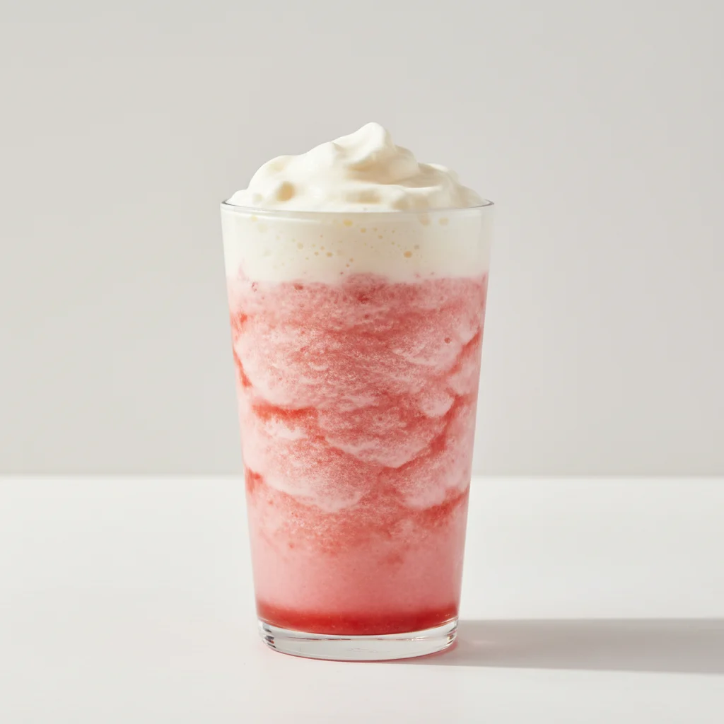 Strawberry Tea Slush with Crema Strawberry Tea Slush with Crema