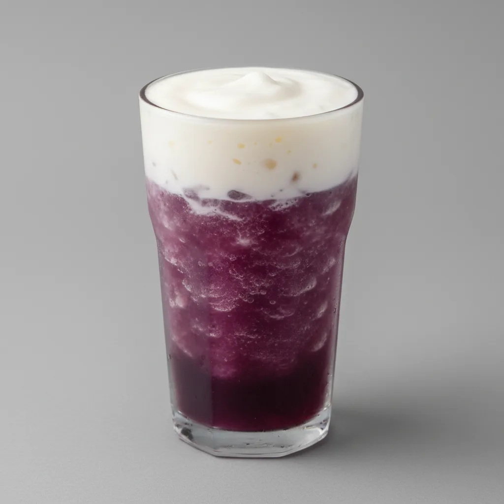 Grape Tea Slush with Crema Grape Tea Slush with Crema