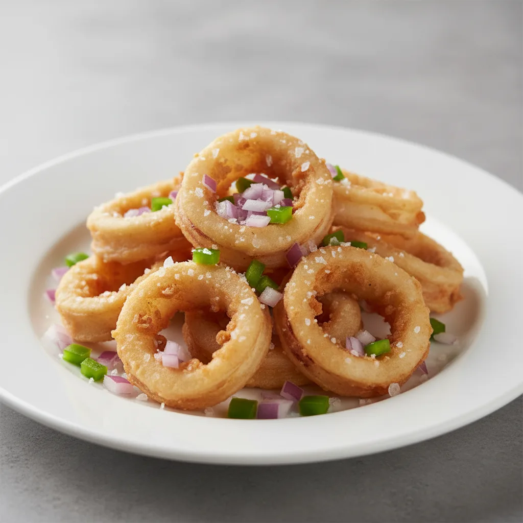 Fried Calamari with Sea Salt