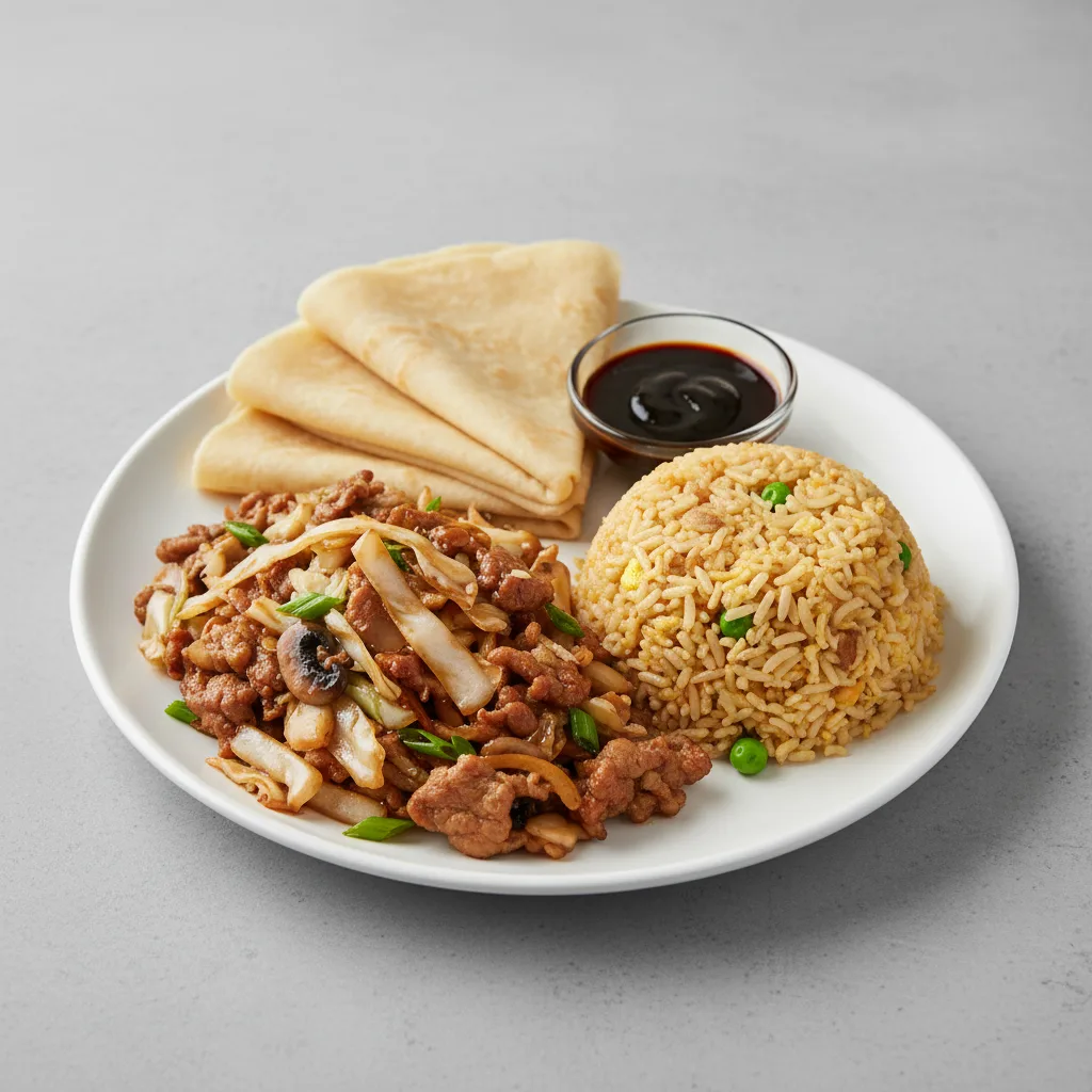 Moo Shu Pork with Fried Rice Dinner