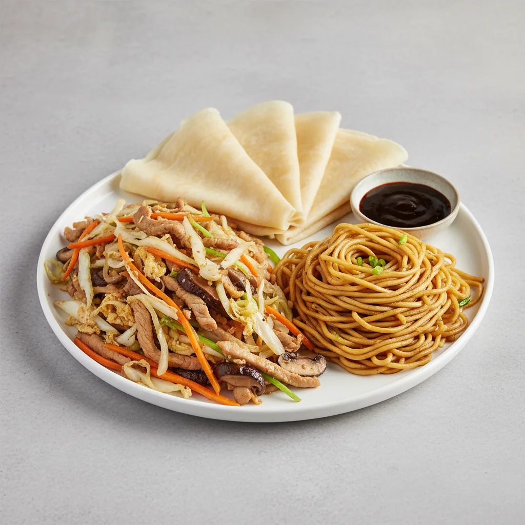 Moo Shu Pork with Lo Mein Dinner