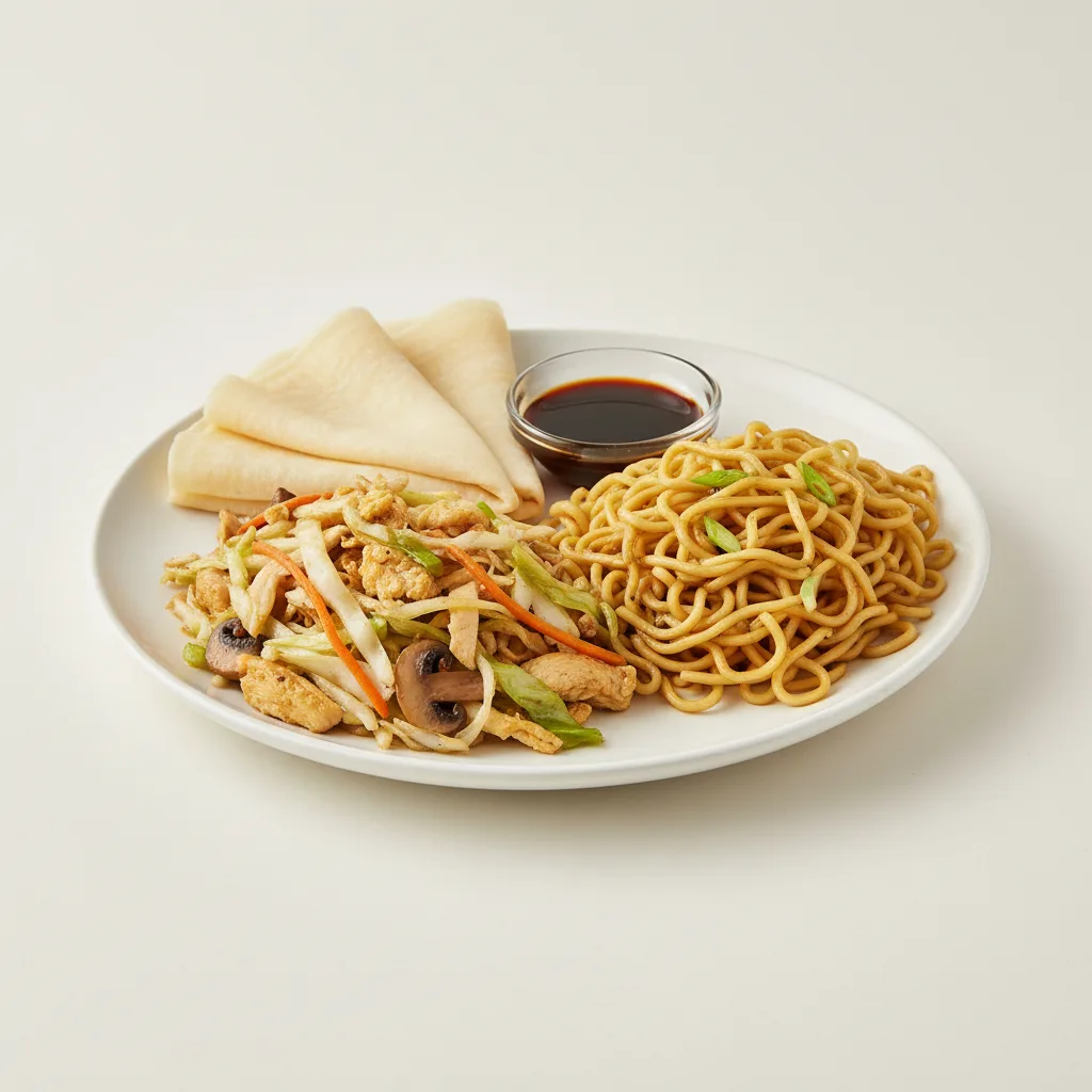 Moo Shu Chicken with Lo Mein Dinner