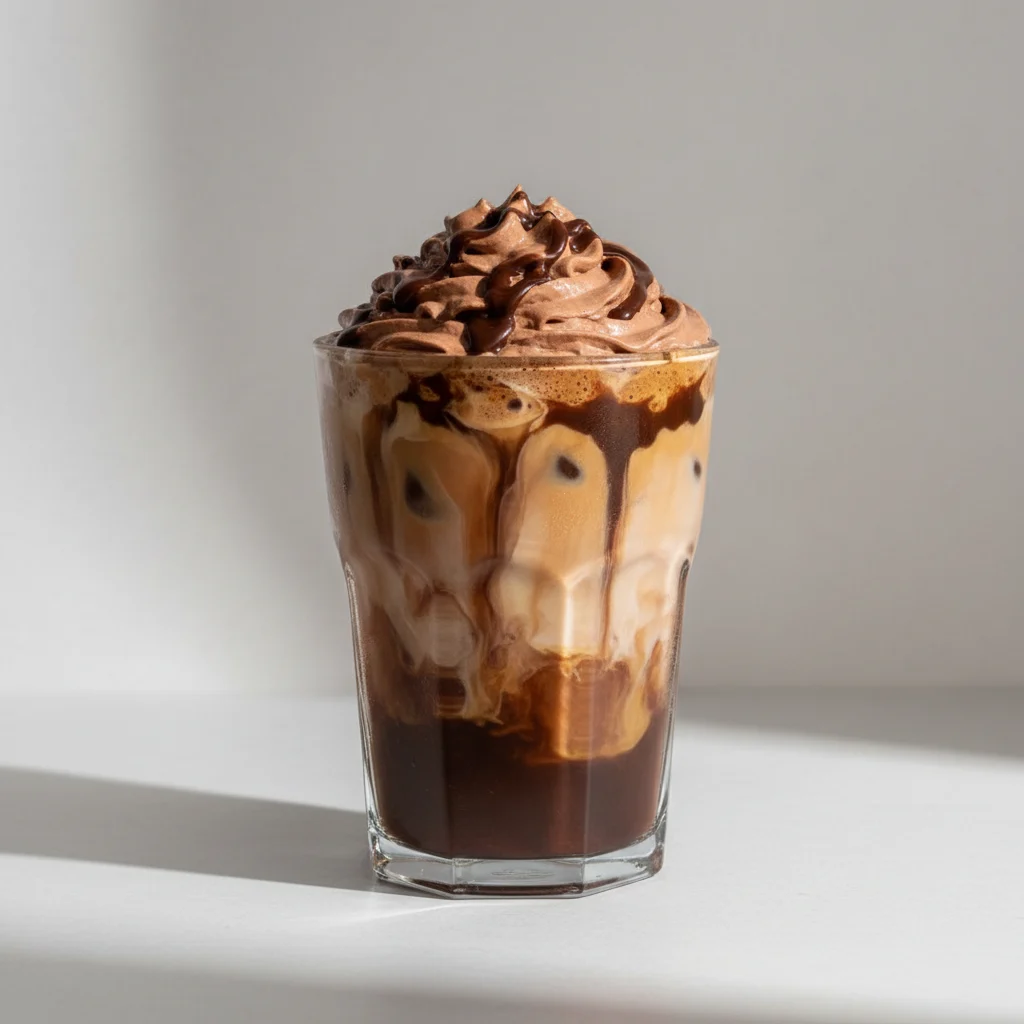 Iced Chocolate Biscotti Latte Iced Chocolate Biscotti Latte
