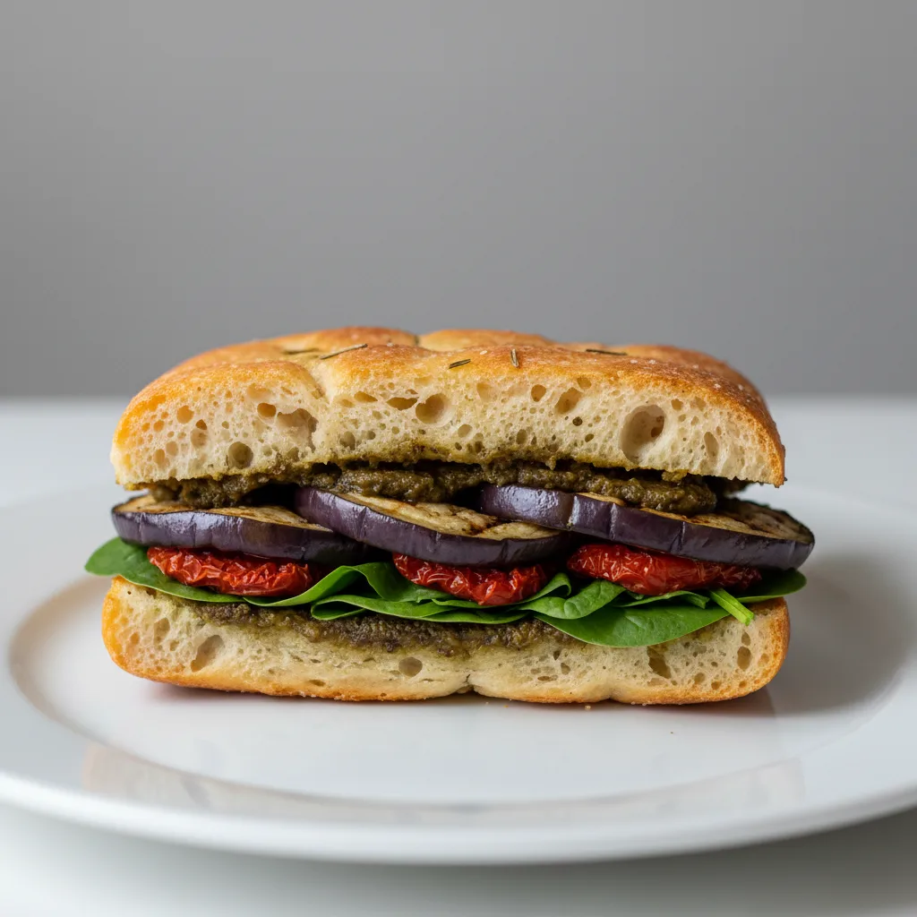 Mediterranea Focaccia Sandwich