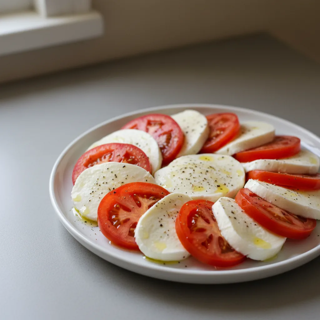 Fresh Mozzarella and Tomato Platter Fresh Mozzarella and Tomato Platter