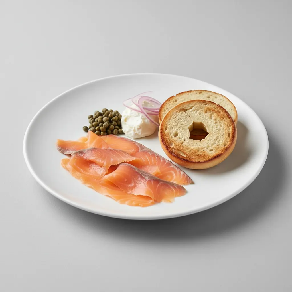 Smoked Lox Platter Smoked Lox Platter