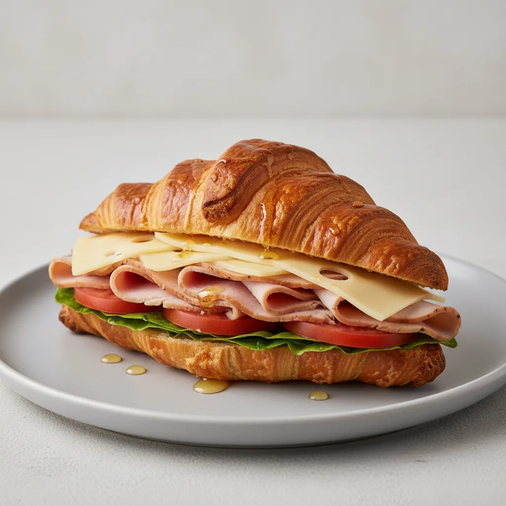Turkey and Swiss Croissant Turkey and Swiss Croissant