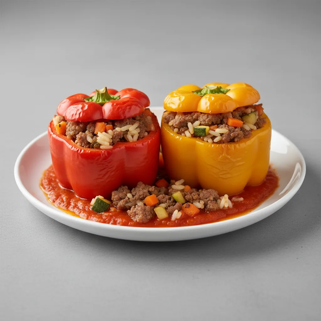 Meat-Stuffed Peppers Meat-Stuffed Peppers
