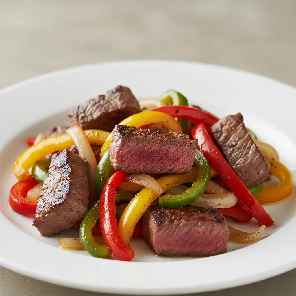 Steak and Peppers Steak and Peppers
