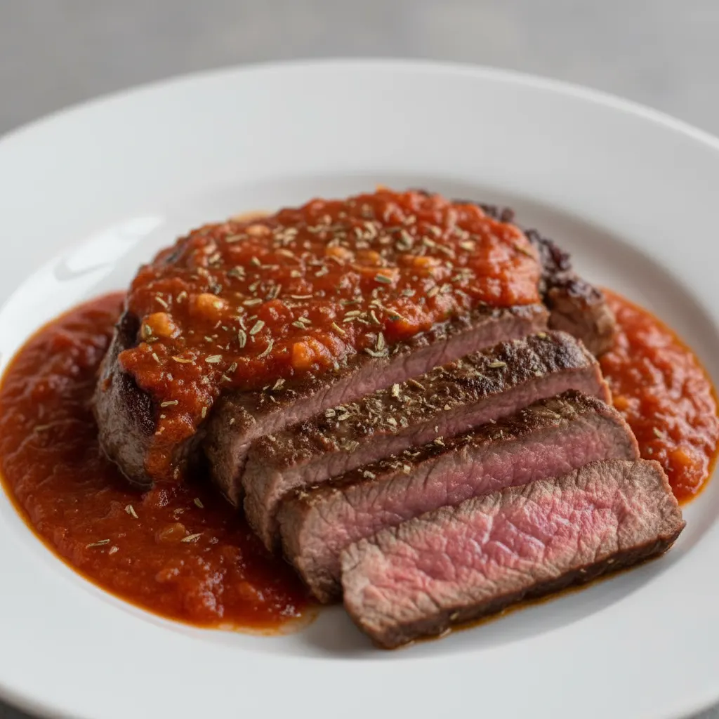 Steak Pizzaiola Steak Pizzaiola