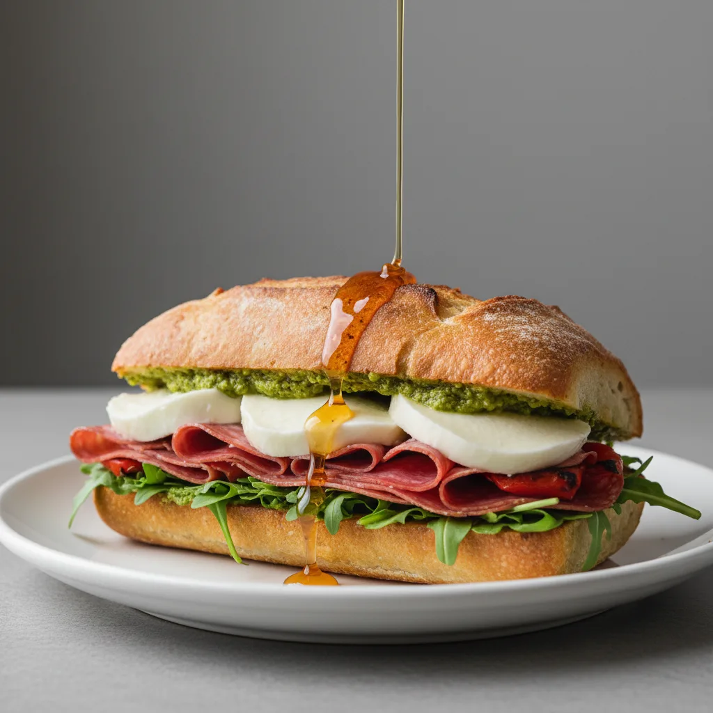 Sweet Honey Sopps Sandwich Sweet Honey Sopps Sandwich