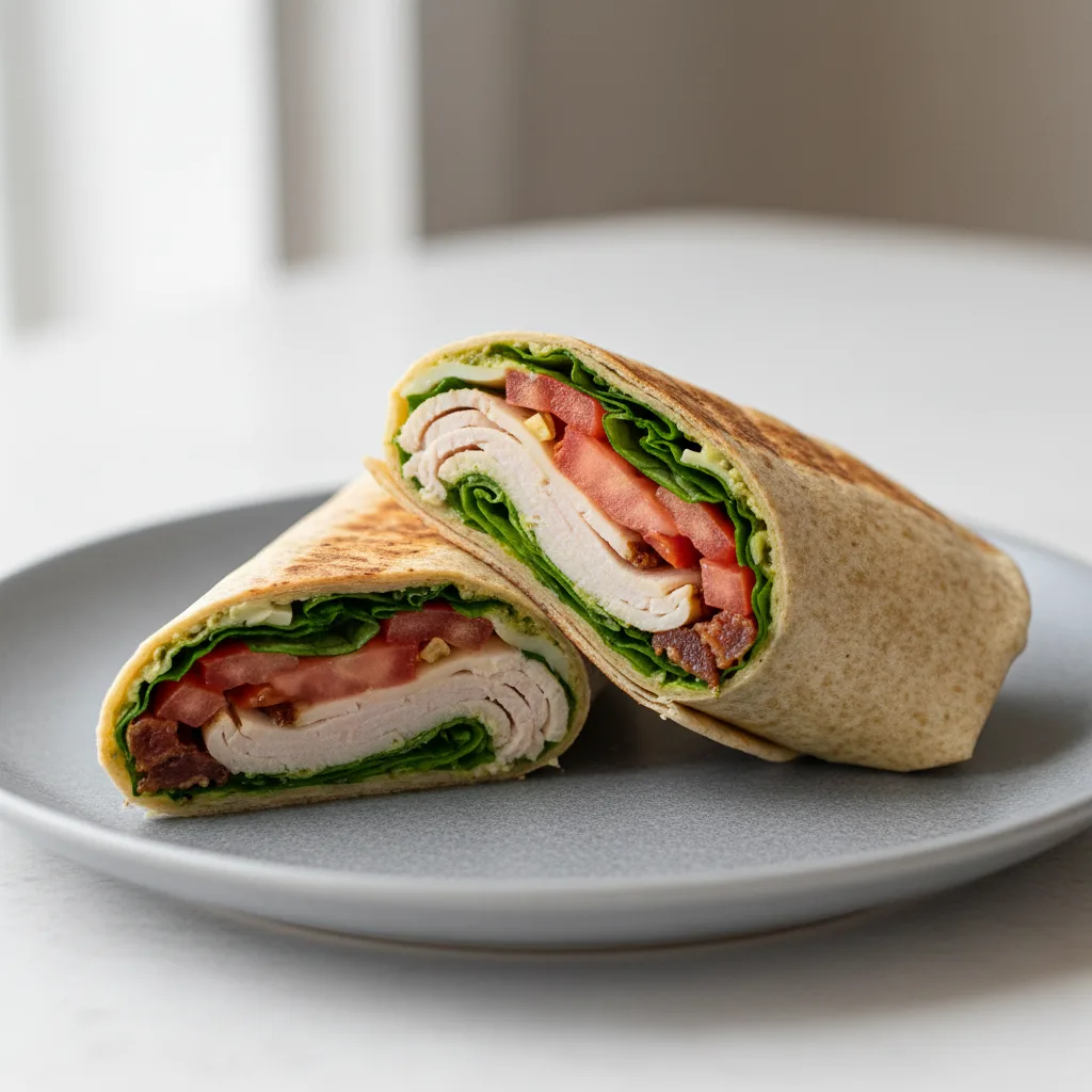 Turkey and Bacon Wrap Turkey and Bacon Wrap