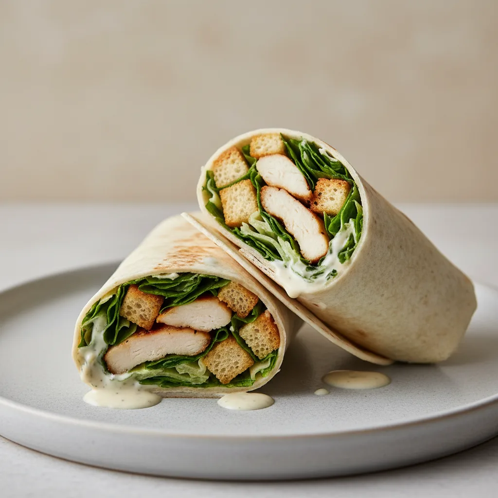 Classic Chicken Caesar Wrap Classic Chicken Caesar Wrap