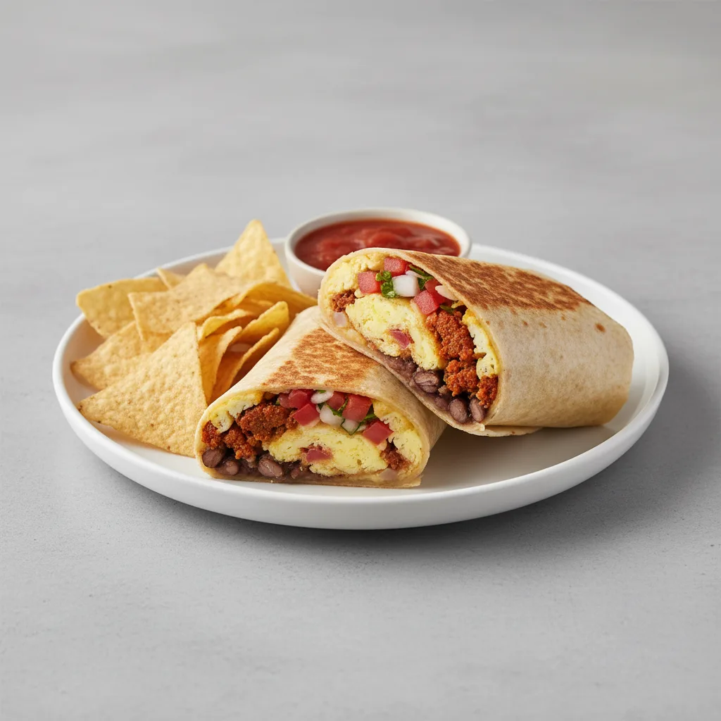 Chorizo Sausage Breakfast Burrito Chorizo Sausage Breakfast Burrito