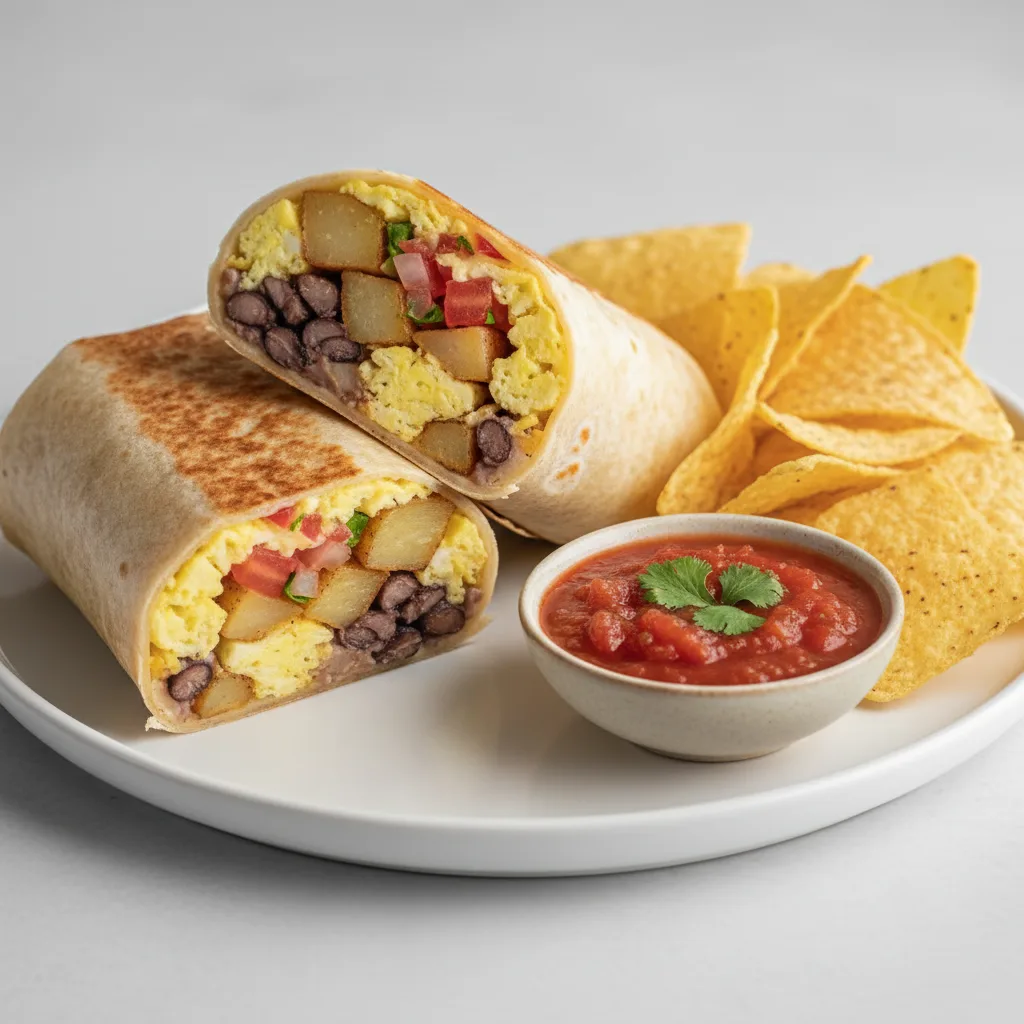 Potato Breakfast Burrito Potato Breakfast Burrito